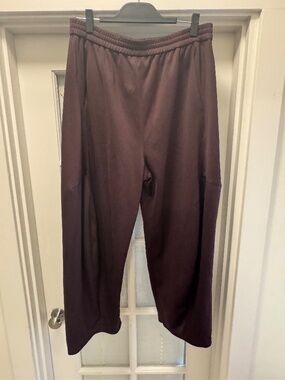 Tibi Active Knit Winslow Snap Hem Pants Brown Size L (Petite / Short)